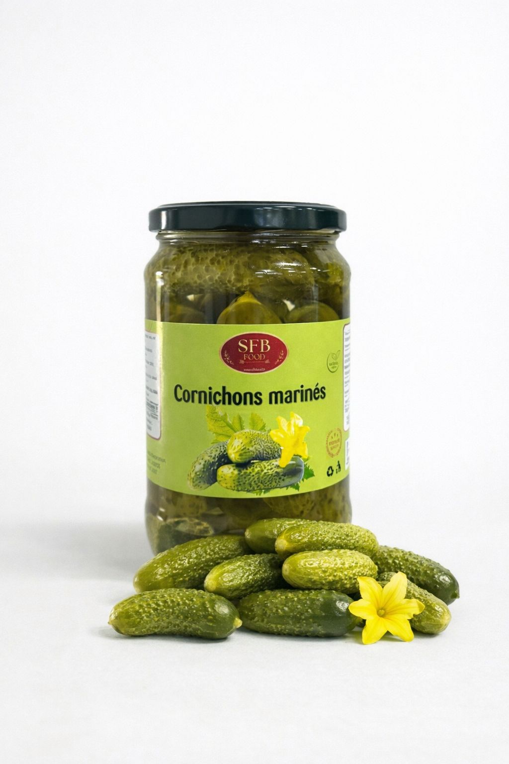 Cornichons marinés 720g SFB FOOD